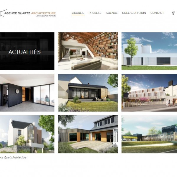  Mise en ligne du site internet AGENCE QUARTZ ARCHITECTURE