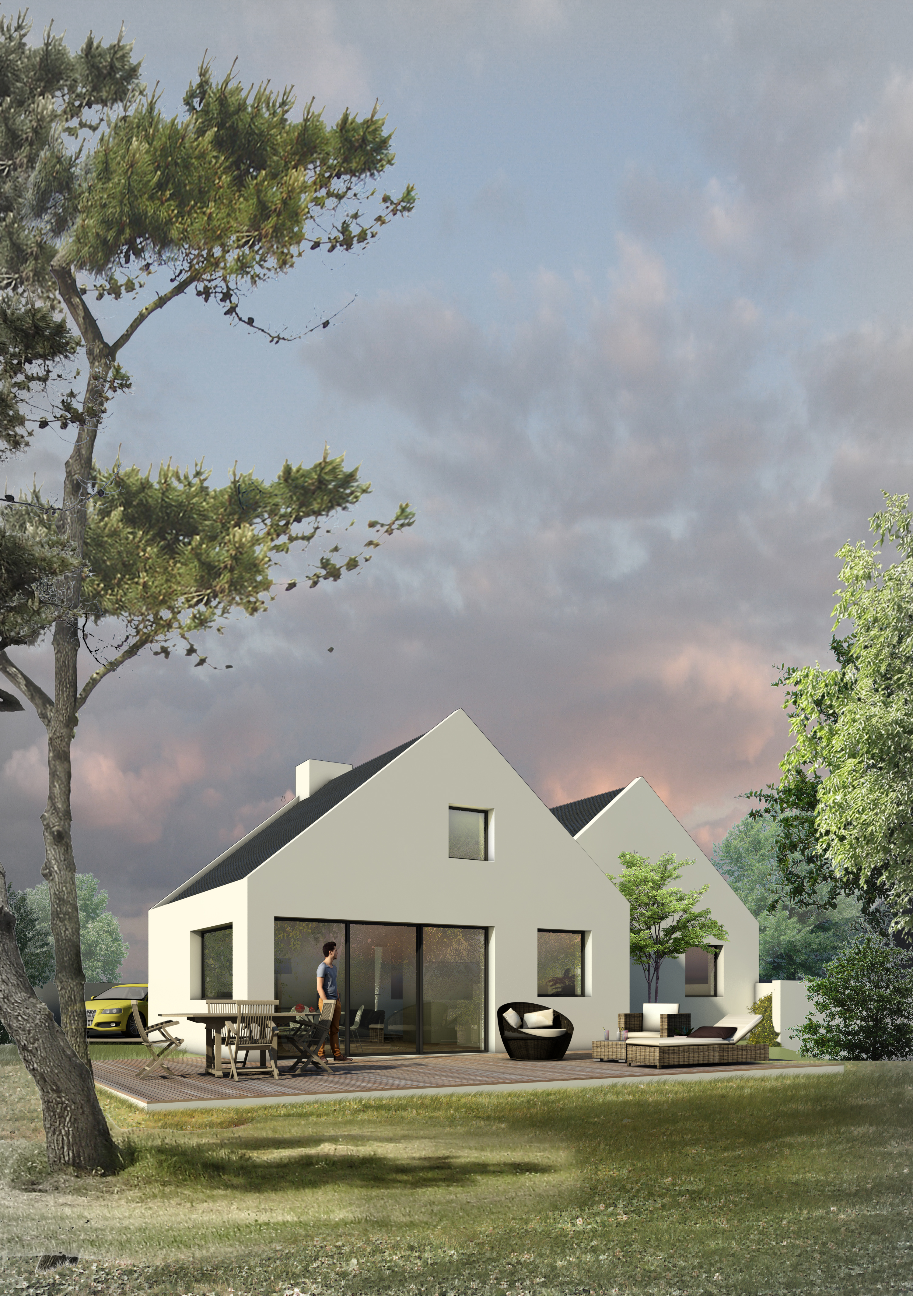Jérôme JEGADO Architecte DPLG- Construction maison individuelle BBC RT 2012