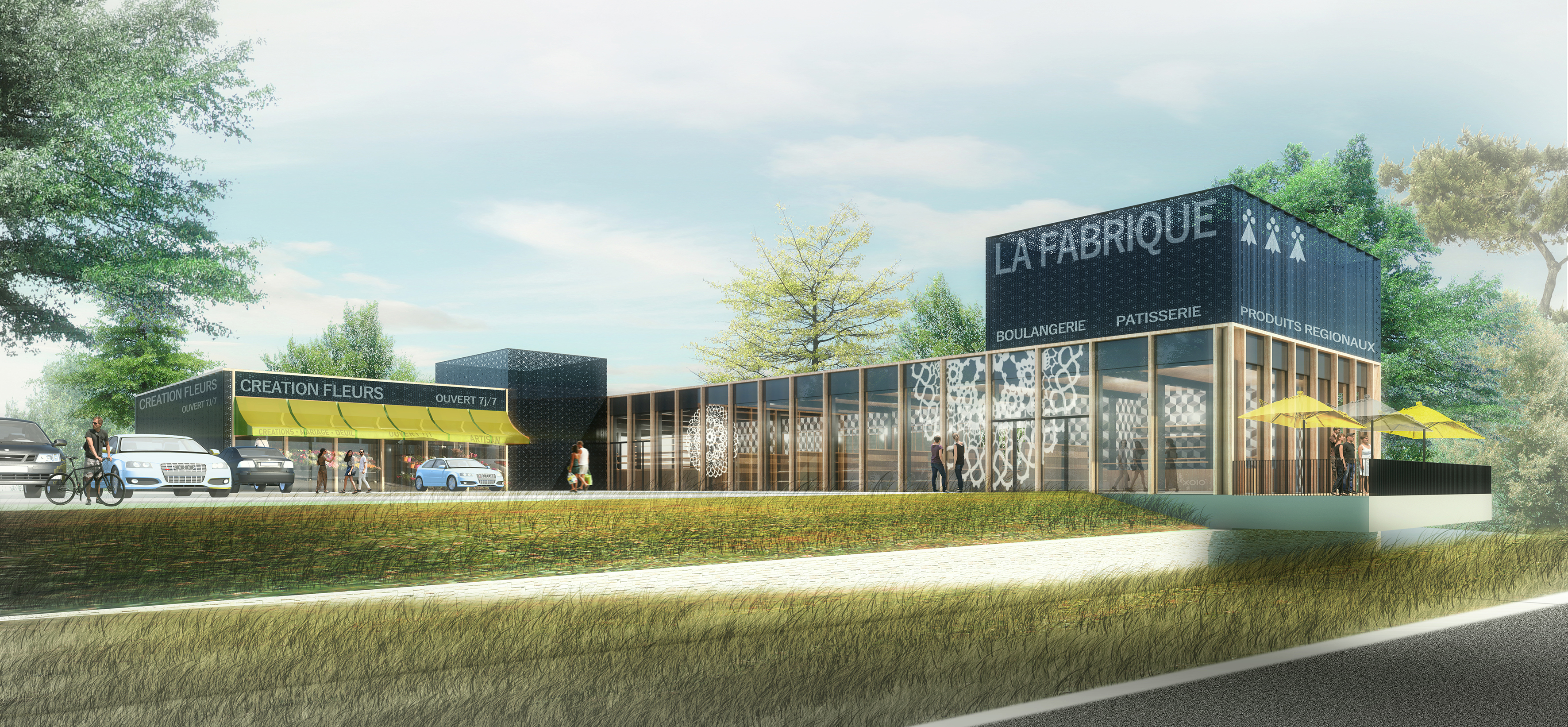 Jérôme JEGADO Architecte DPLG - Construction Biscuiterie Quéven Morbihan