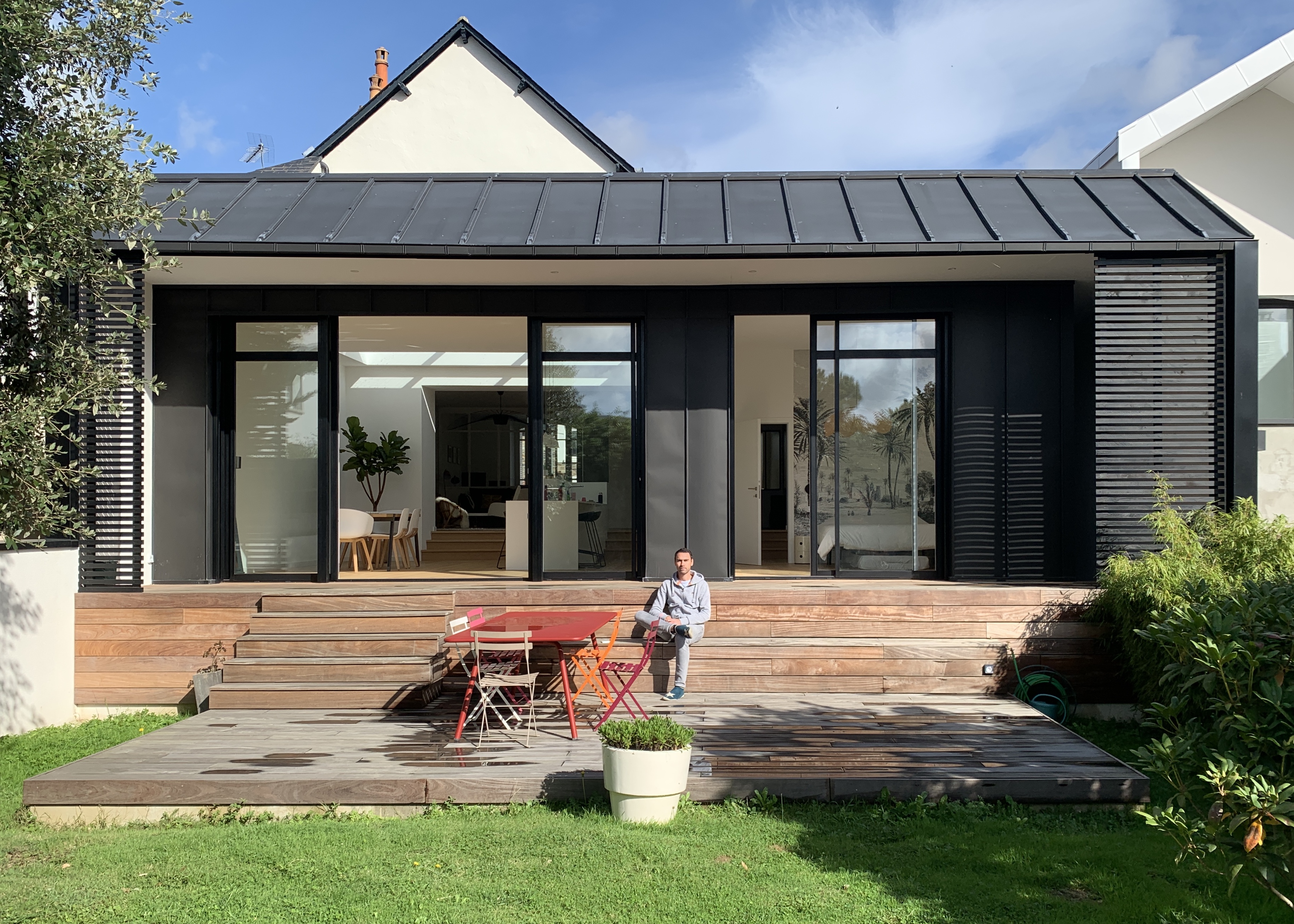 AGENCE QUARTZ ARCHITECTURE JEROME JEGADO Architecte DPLG- Construction maison individuelle - Extension - RENNES