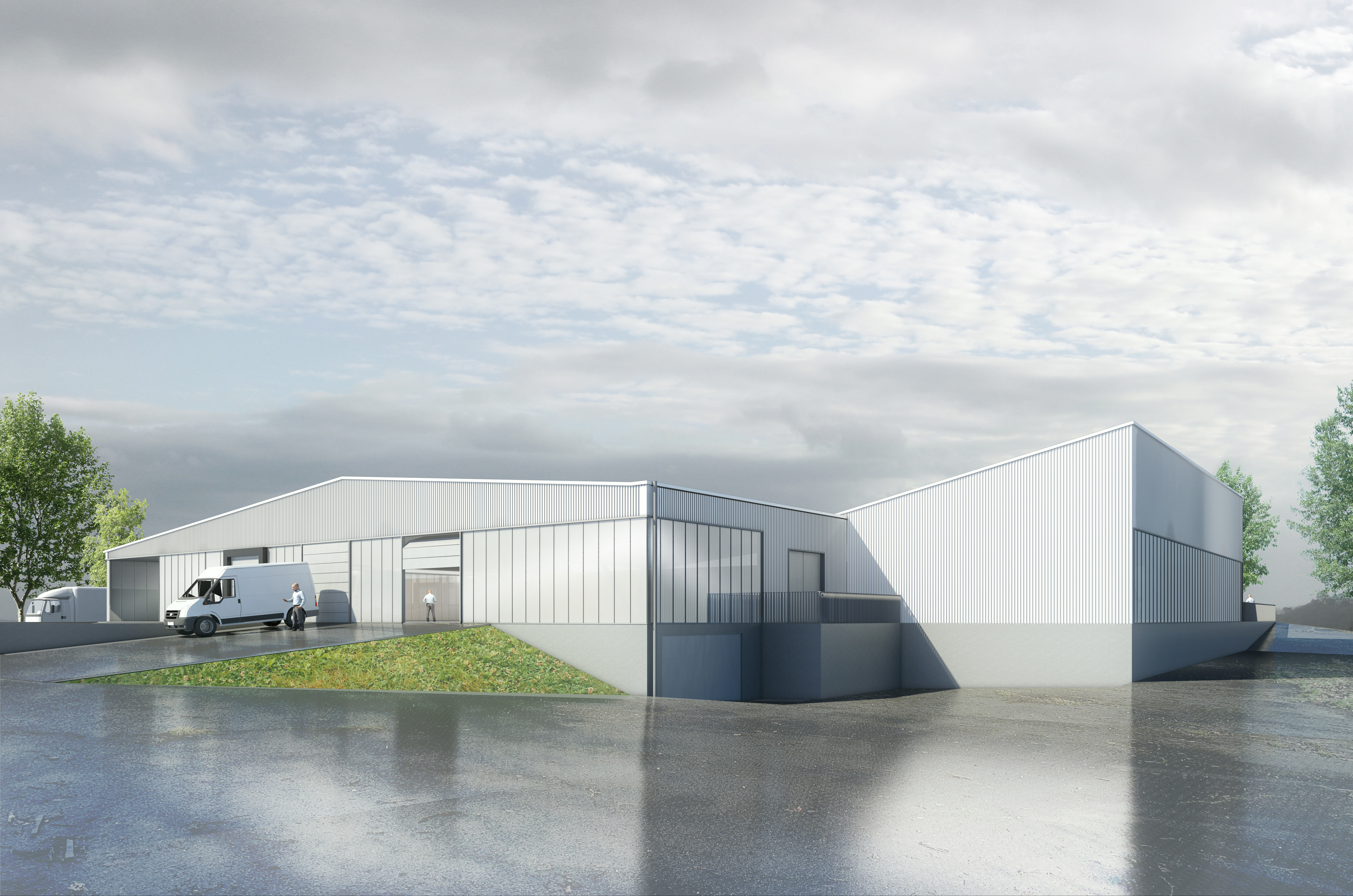 Bâtiment Industriel . Jérôme JEGADO Architecte 
